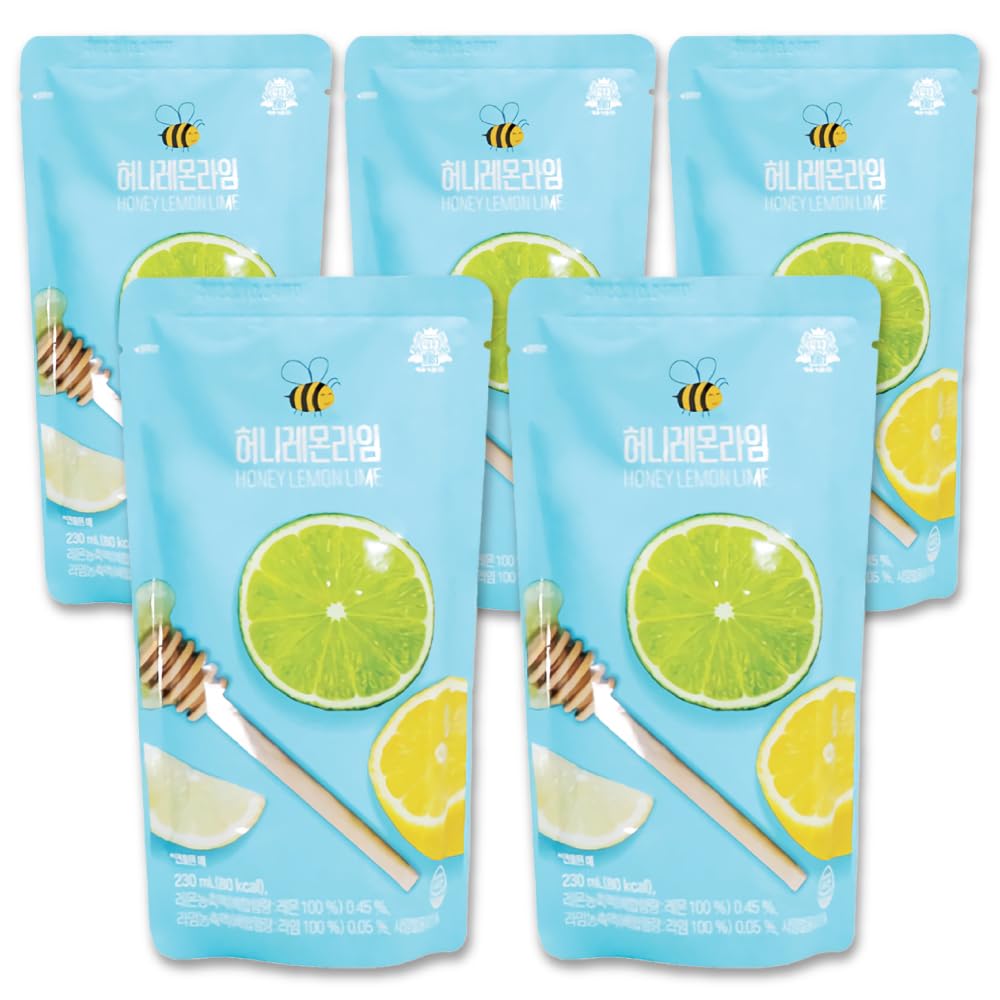Amazon.co.jp: ハニーレモンライム 230ml 5個セット / 韓国コンビニ